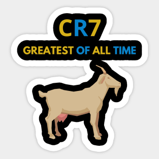 ronaldo goat Sticker